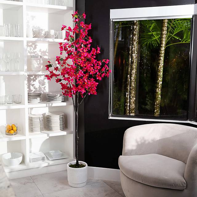 Annonhill Pink Artificial Bougainvillea Tree - Thumbnail - Image 2