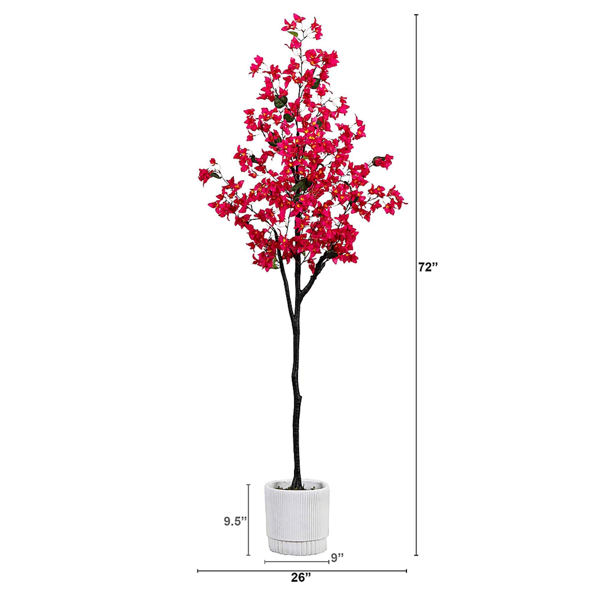 Annonhill Pink Artificial Bougainvillea Tree - Image 8