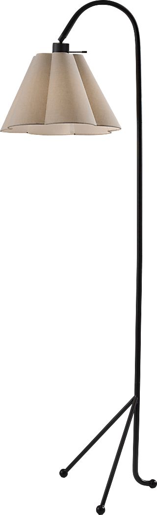 Annott Shores Black Floor Lamp