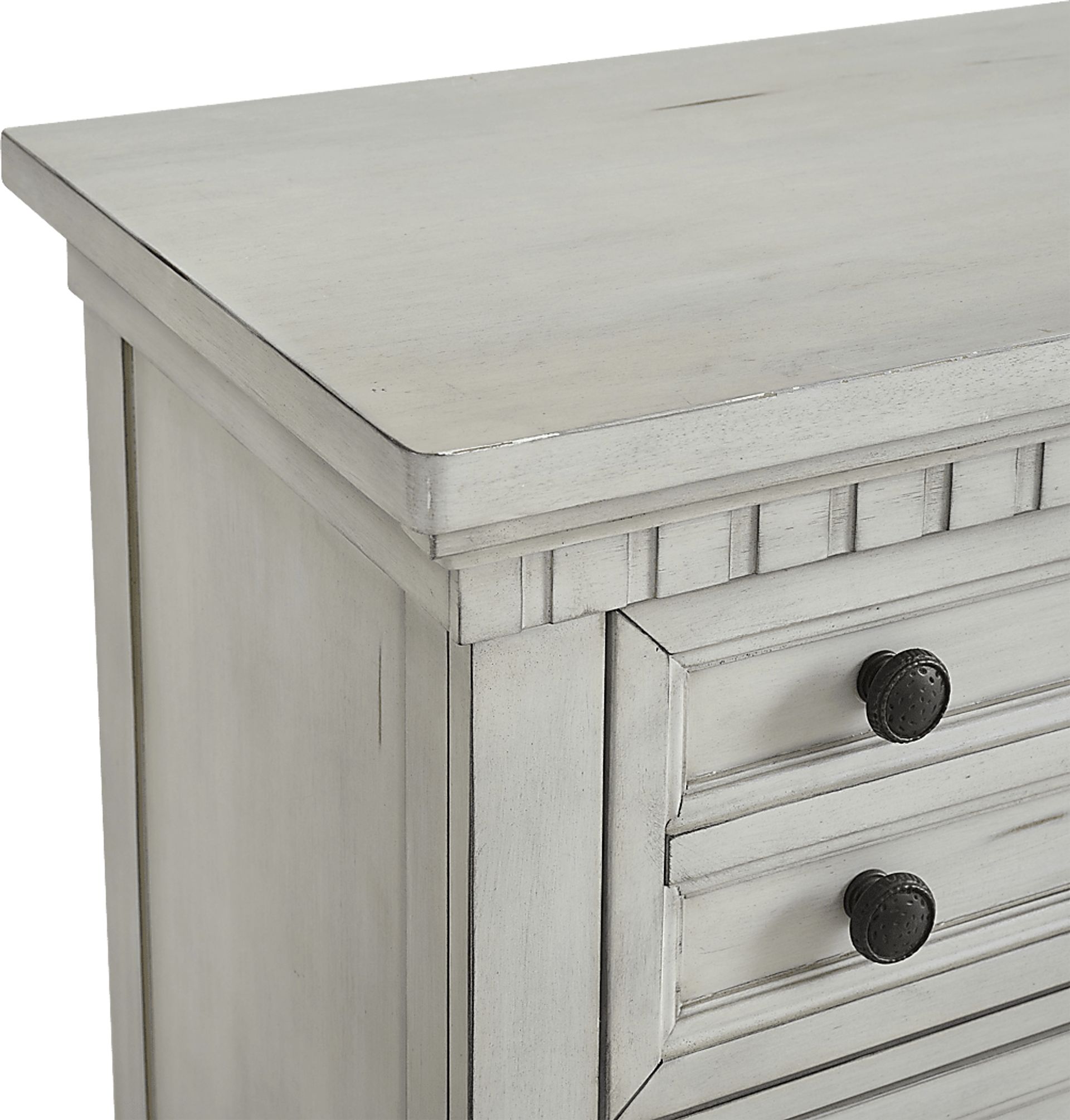 Anokeen White Nightstand - Image 11