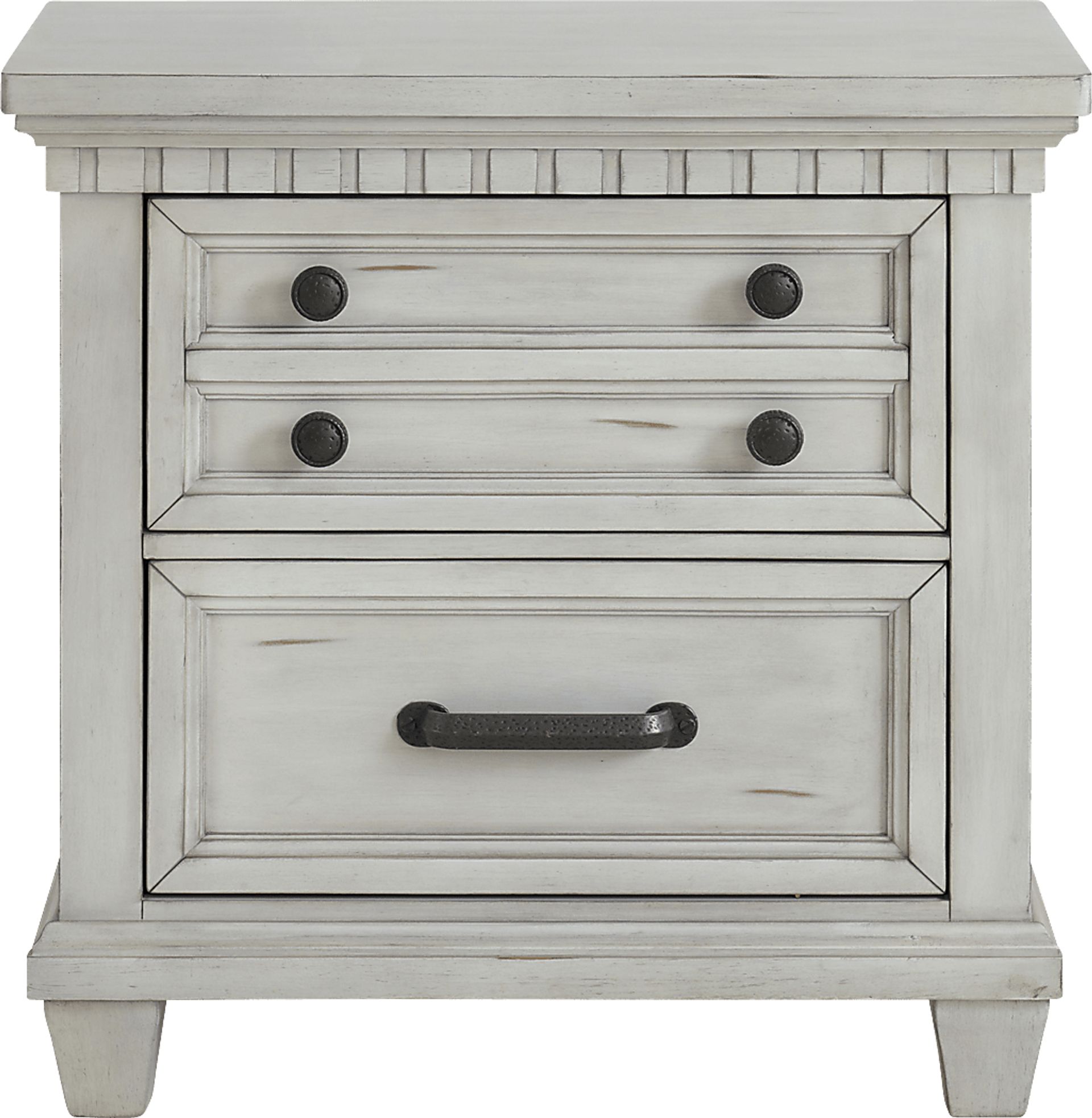 Anokeen White Nightstand - Image 4