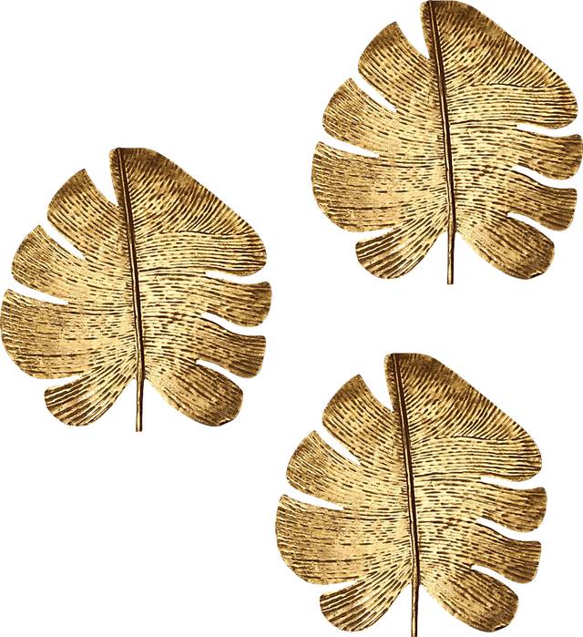 Anorla Gold Wall Art, Set of 3 - Thumbnail - Image 1