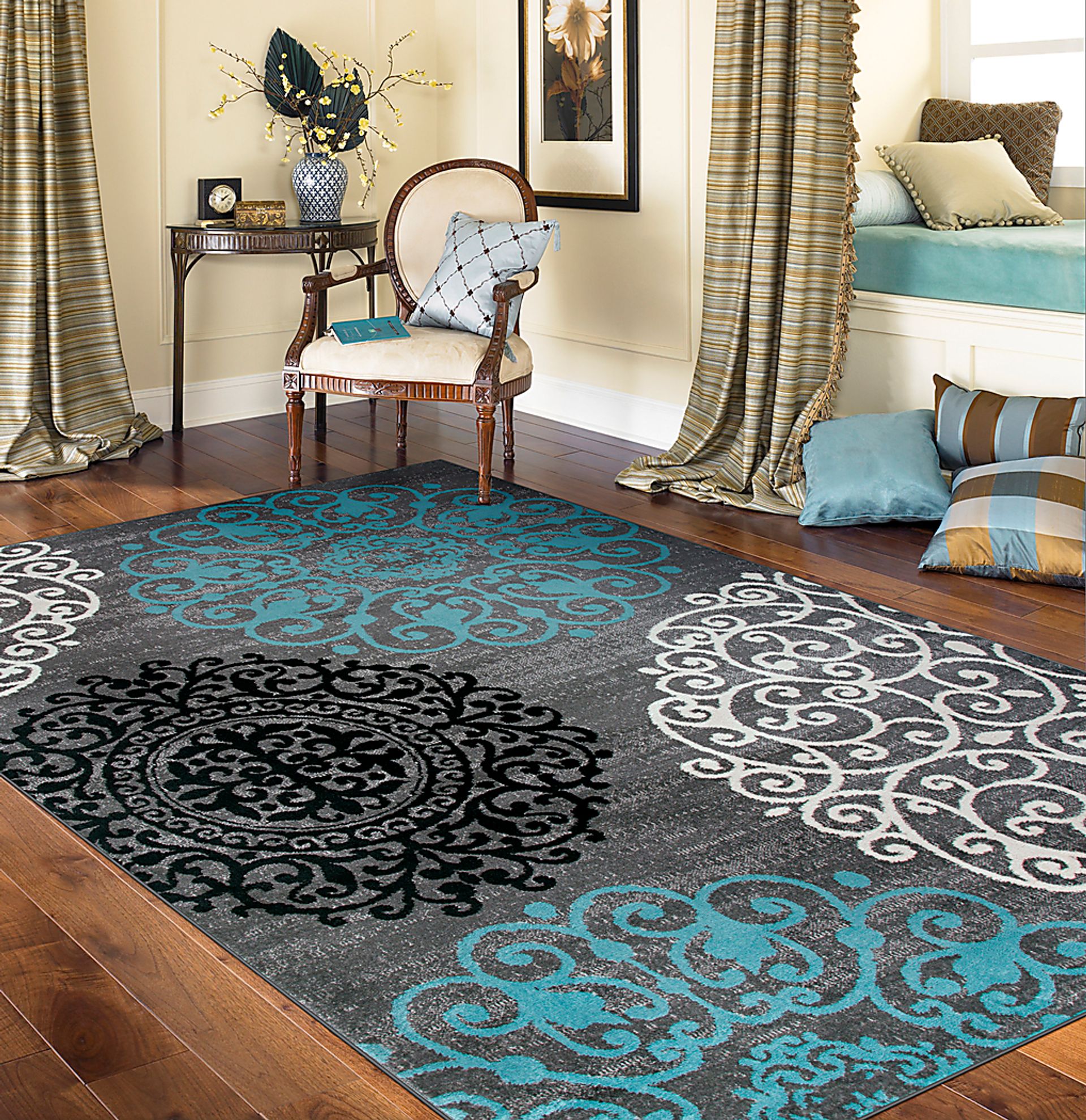 Anorlan Gray 7'10 x 10'2 Rug - Image 3