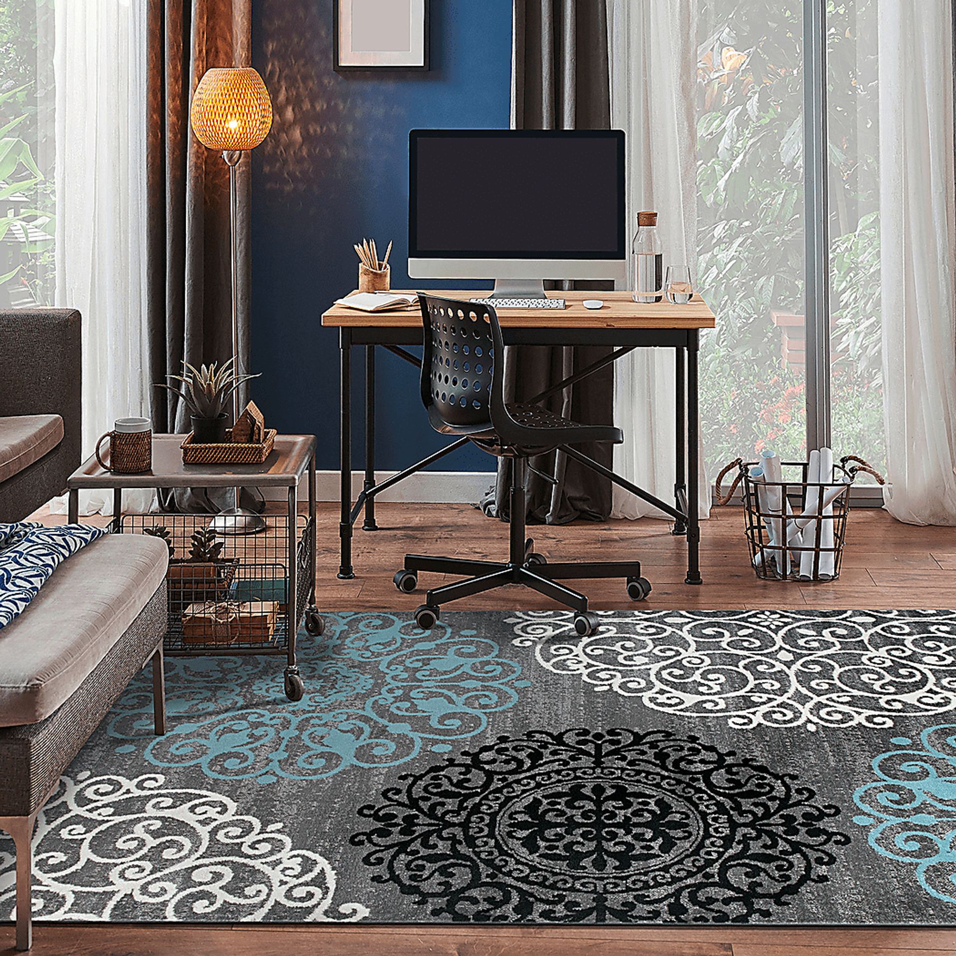 Anorlan Gray 7'10 x 10'2 Rug - Image 5