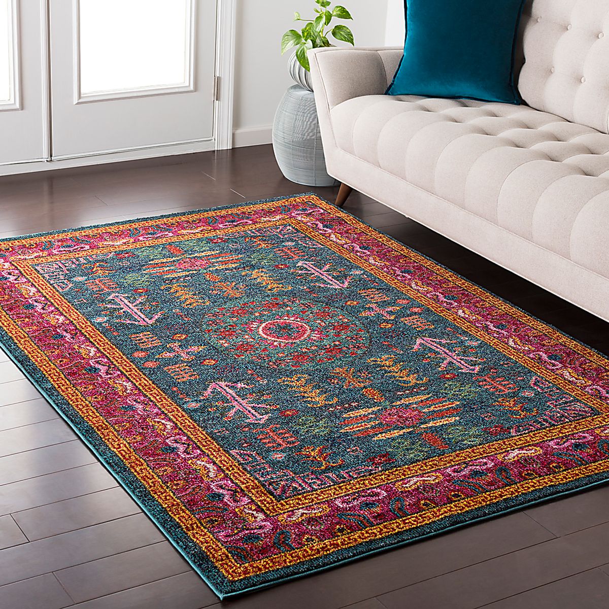 Anoura I Red Rug | Rooms to Go