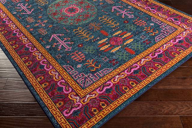 Anoura I Brick Red 7'10 x 10'2 Rug - Thumbnail - Image 3