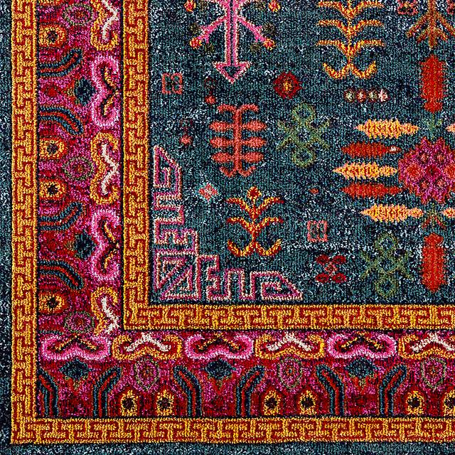 Anoura I Brick Red 7'10 x 10'2 Rug - Thumbnail - Image 5