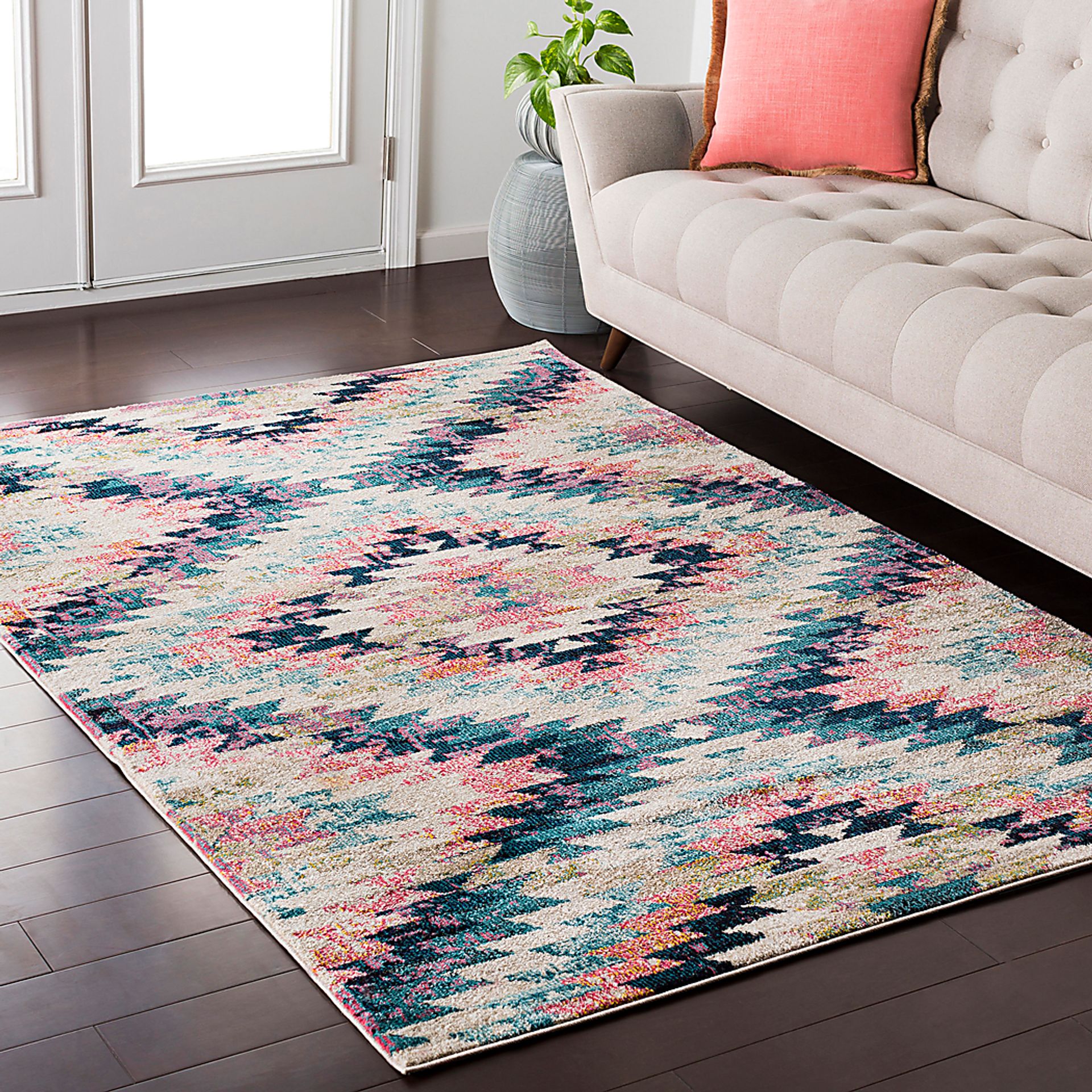 Anoura II Blue 3'11 x 5'7 Rug - Image 2