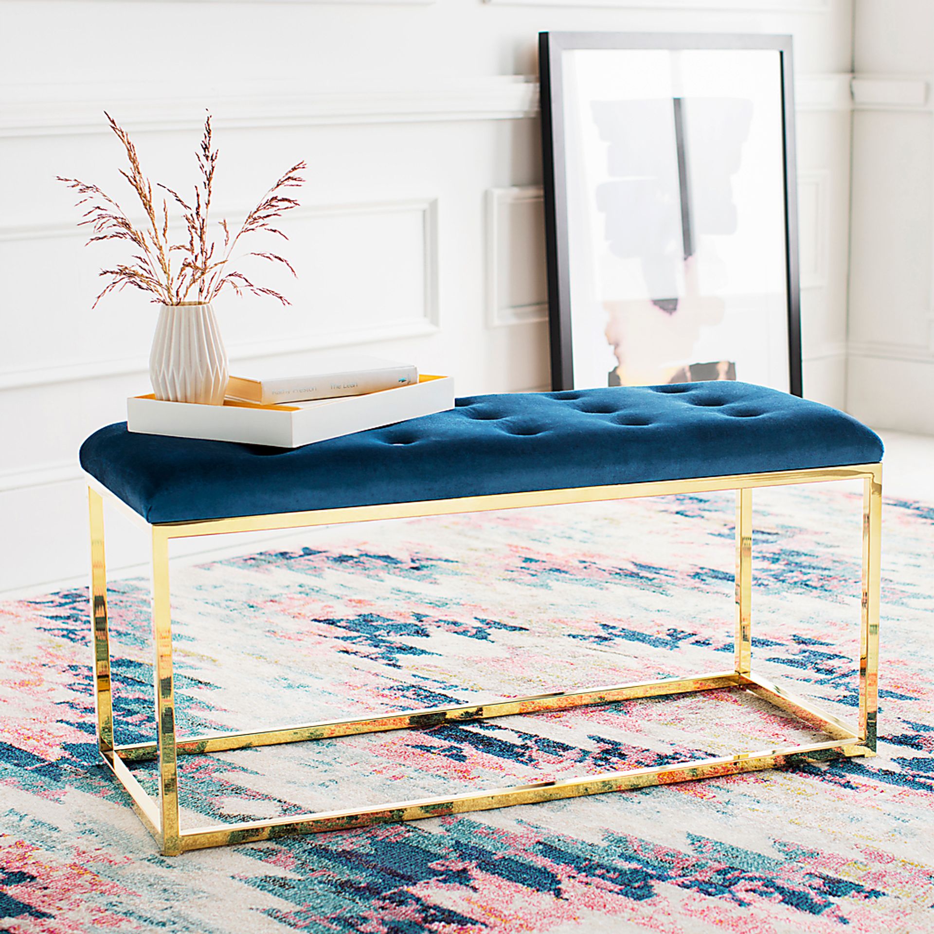 Anoura II Blue 6'7 Square Rug - Image 3