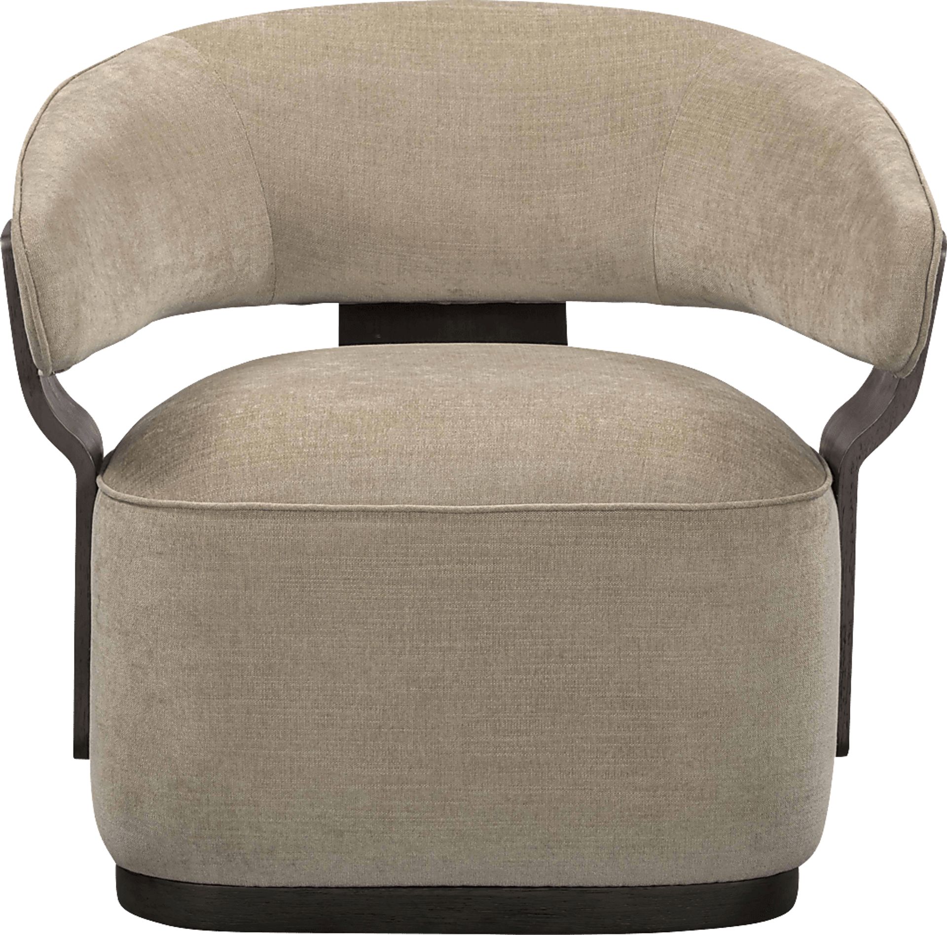 Ansay Linen Swivel Accent Chair - Image 3