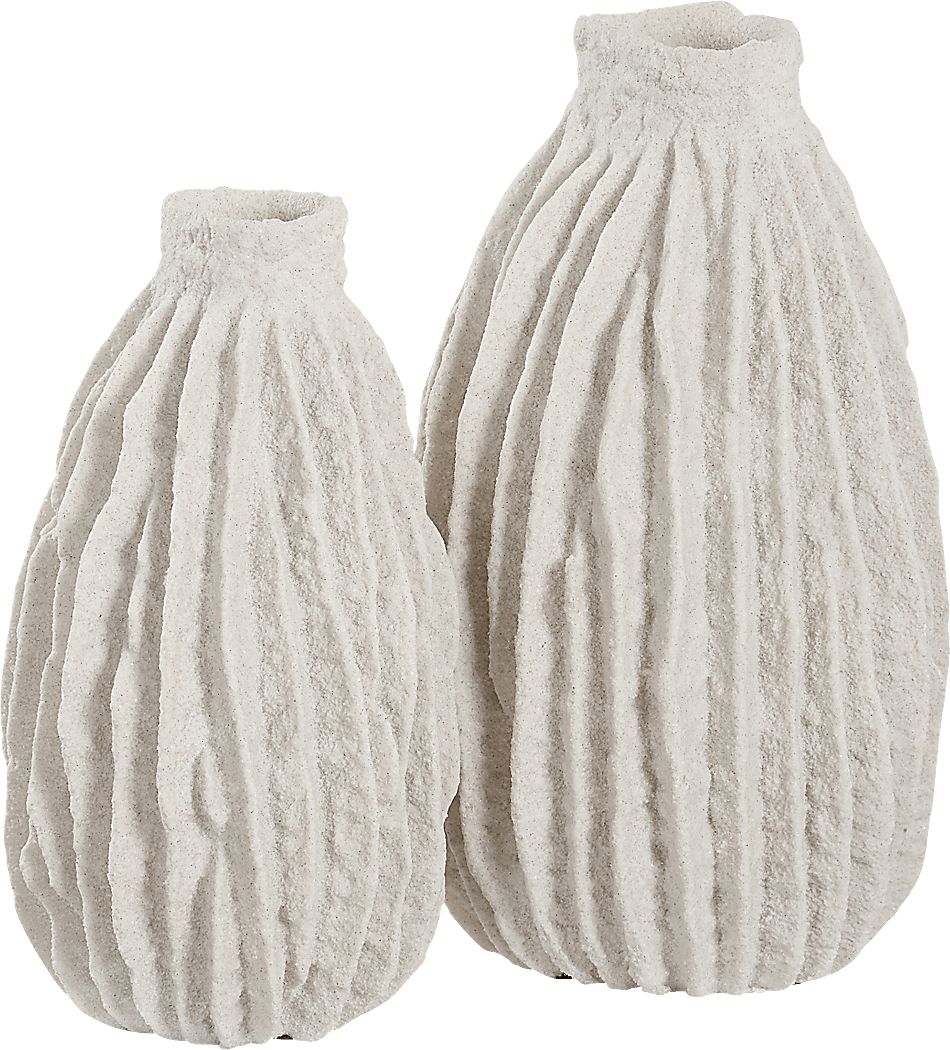 Ansell Ivory Vase, Set of 2