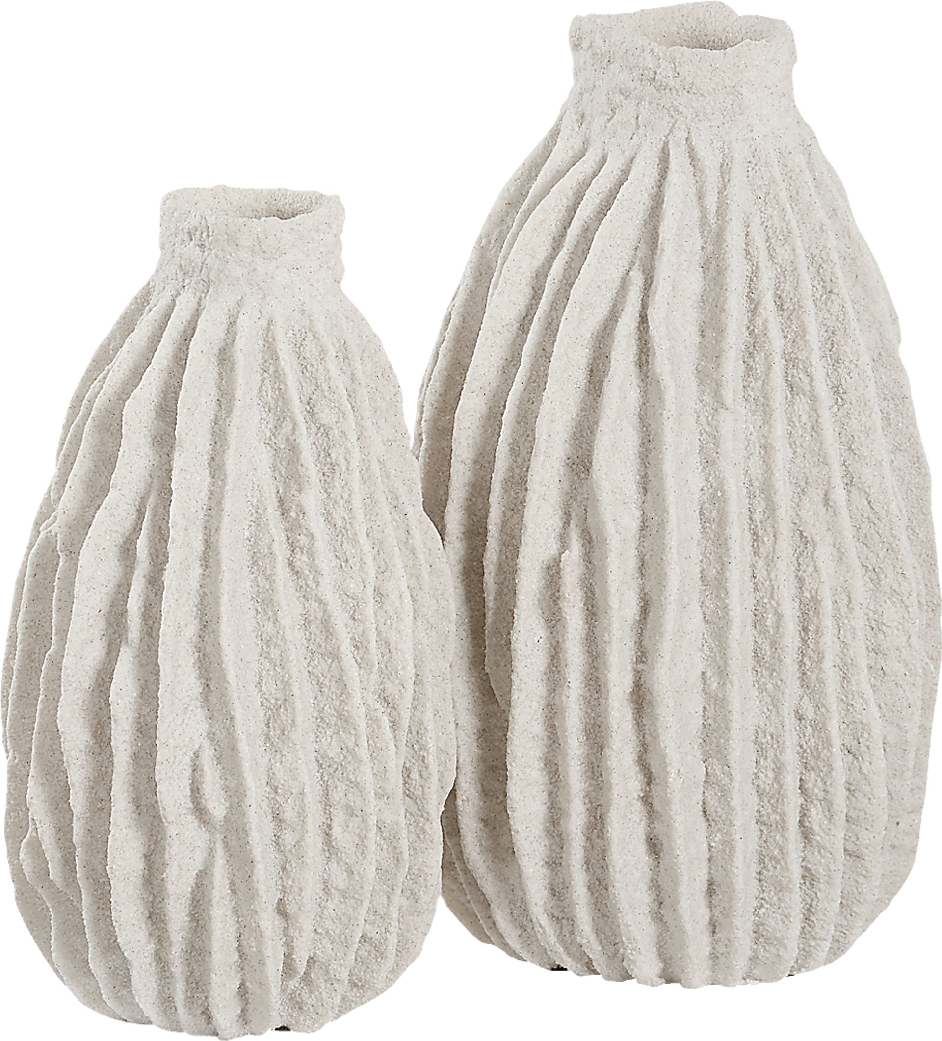 Ansell Ivory Vase, Set of 2 - Image 1