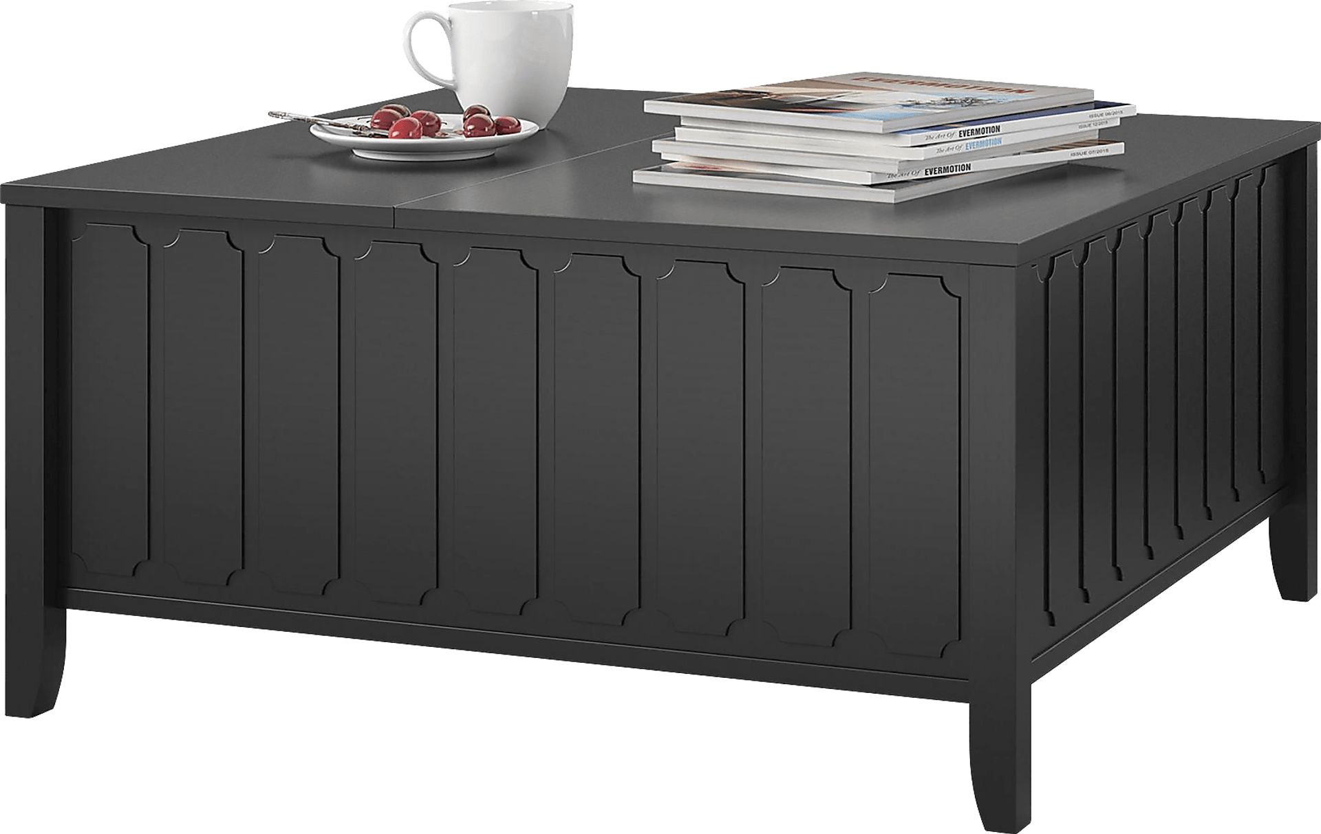 Anselma Black Lift-Top Cocktail Table - Image 5