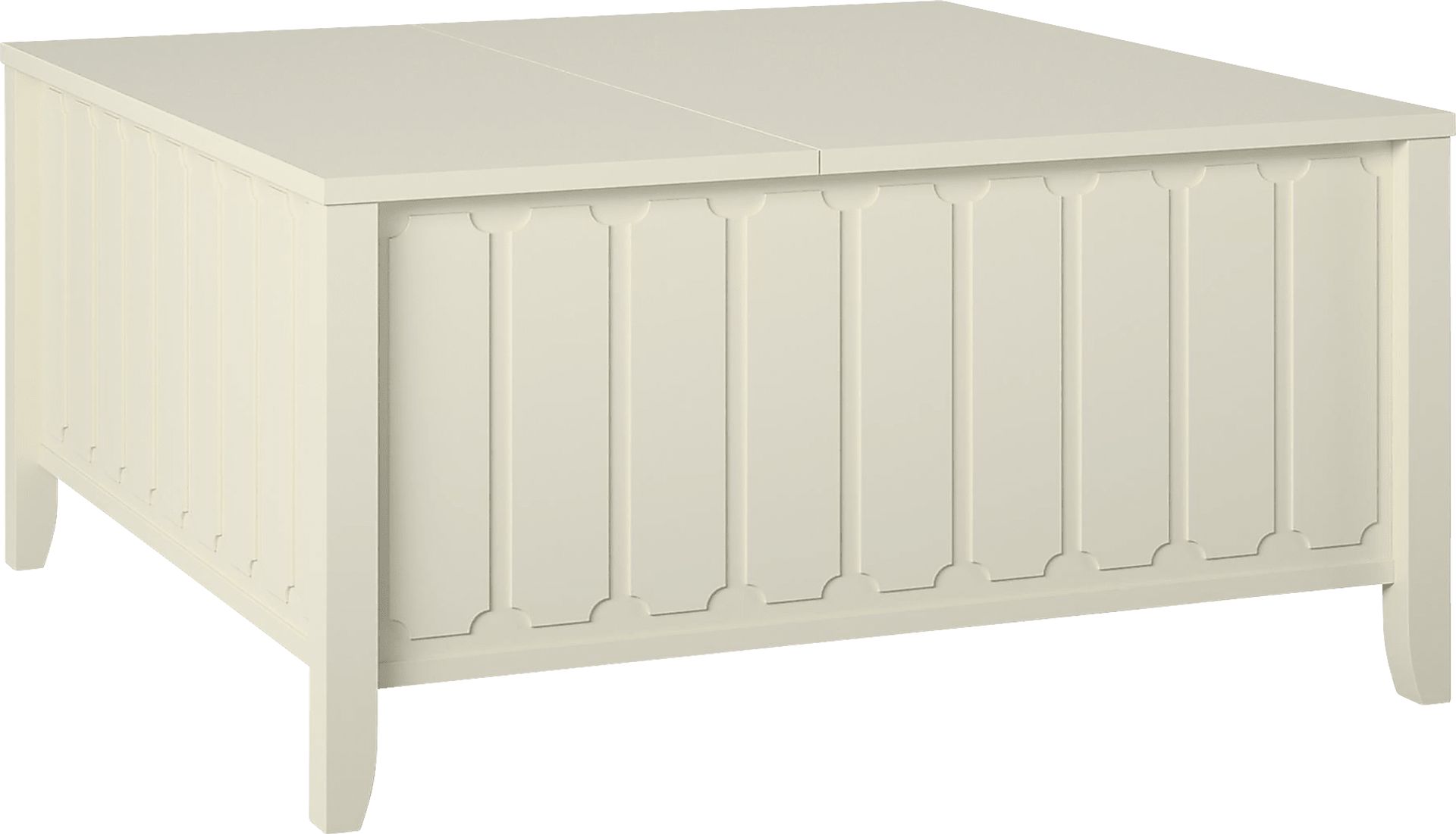 Anselma White Lift-Top Cocktail Table - Image 1