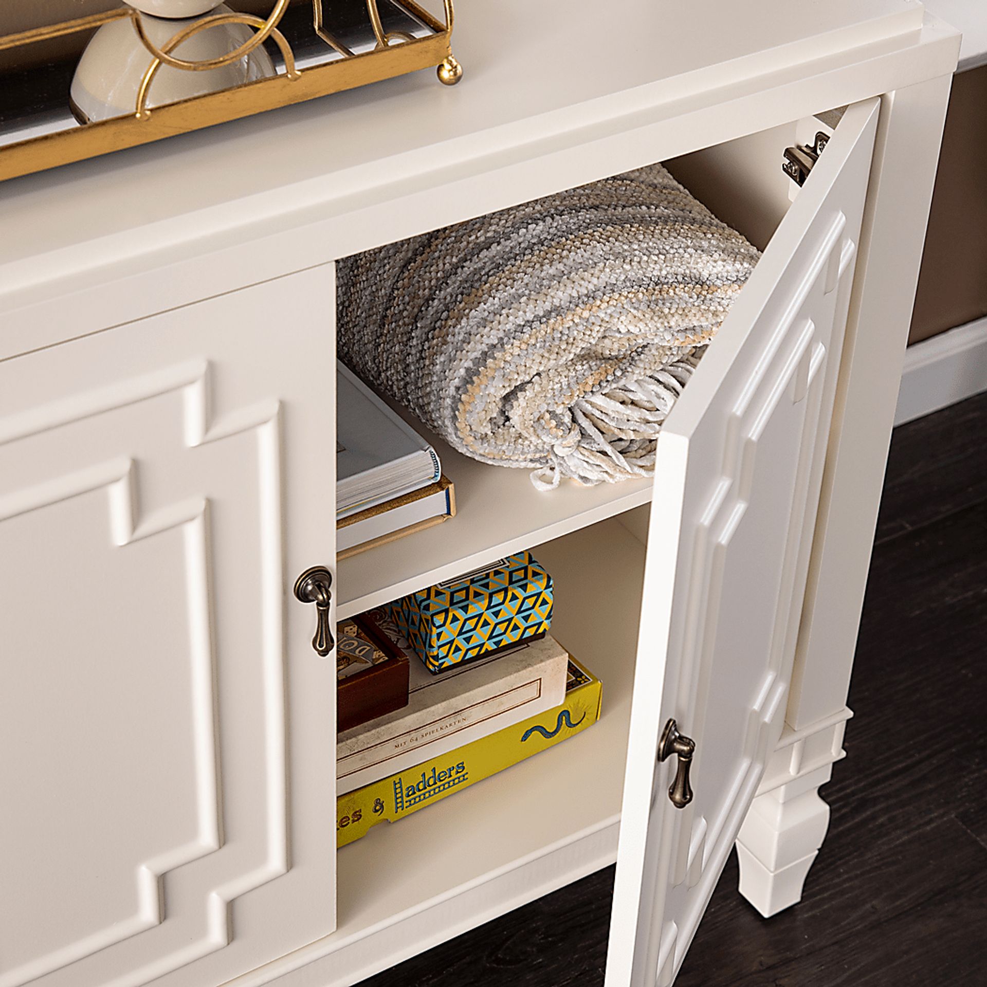 Anseman White Accent Cabinet - Image 7