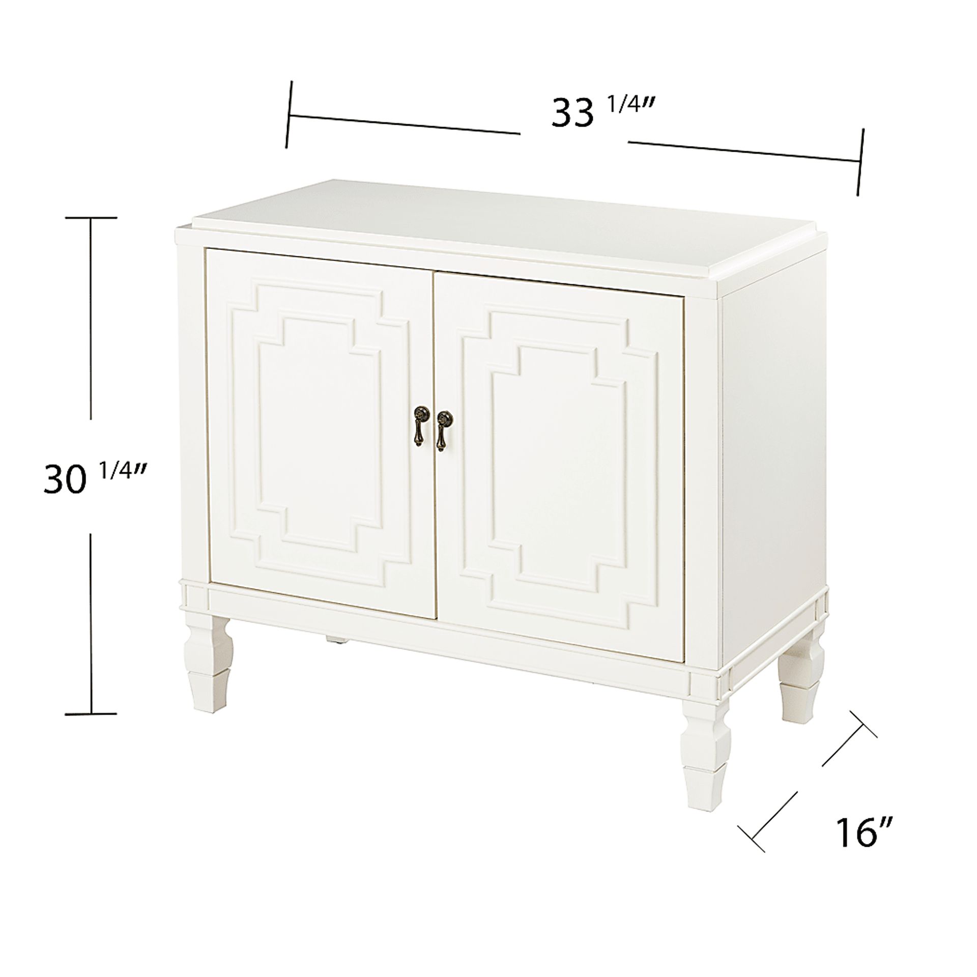 Anseman White Accent Cabinet - Image 9
