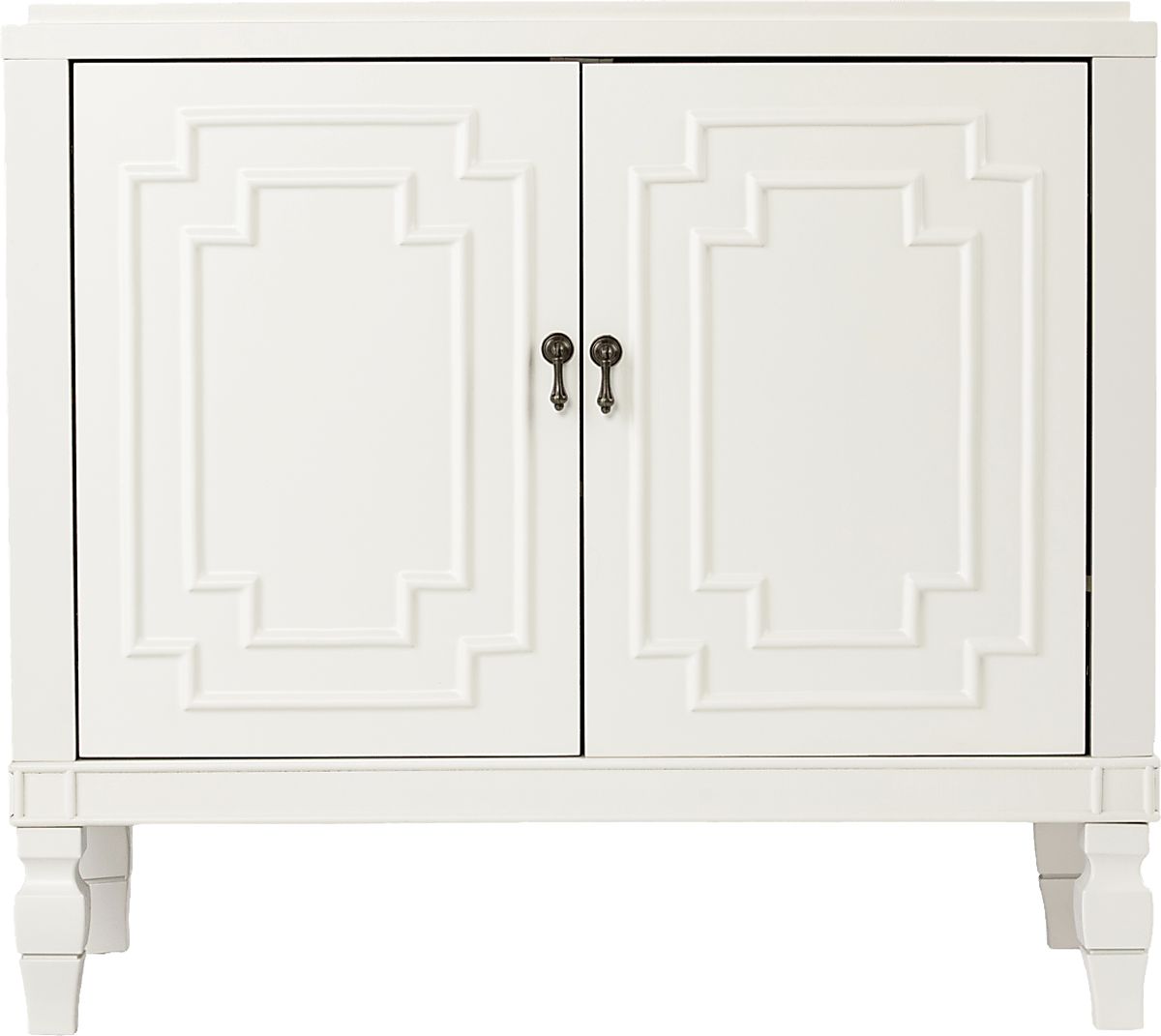 Anseman White Accent Cabinet | Rooms to Go