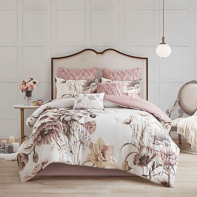 Anserman Blush 8 Pc King Comforter Set
