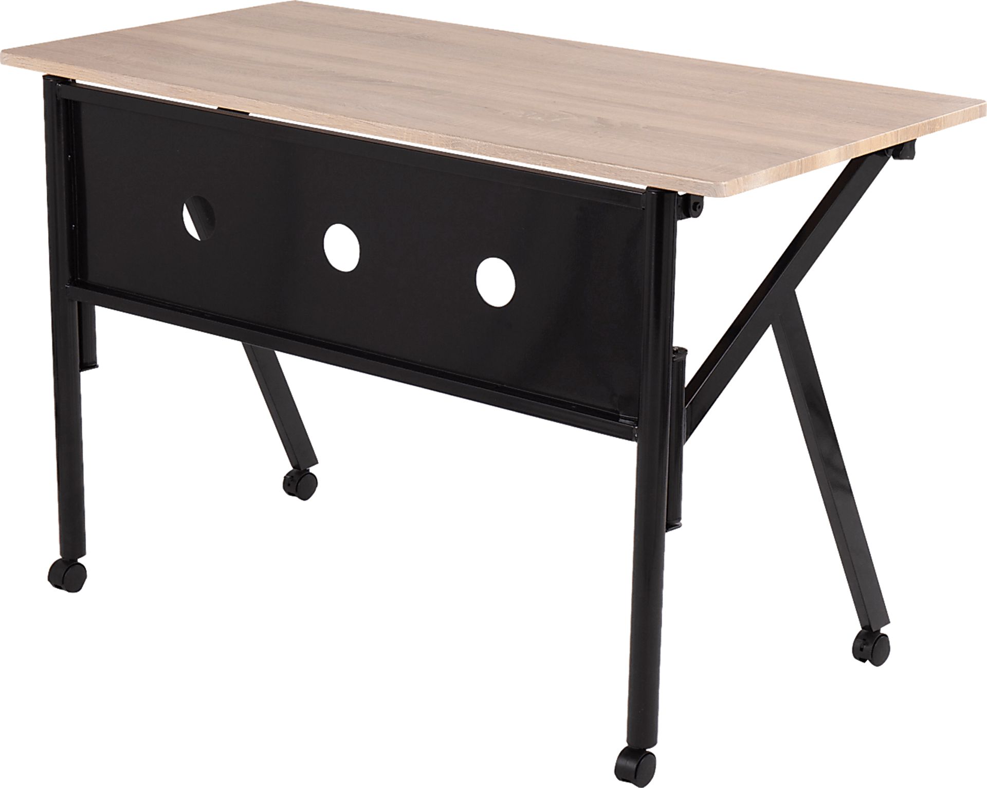 Ansley Hill Natural Black Desk - Image 3