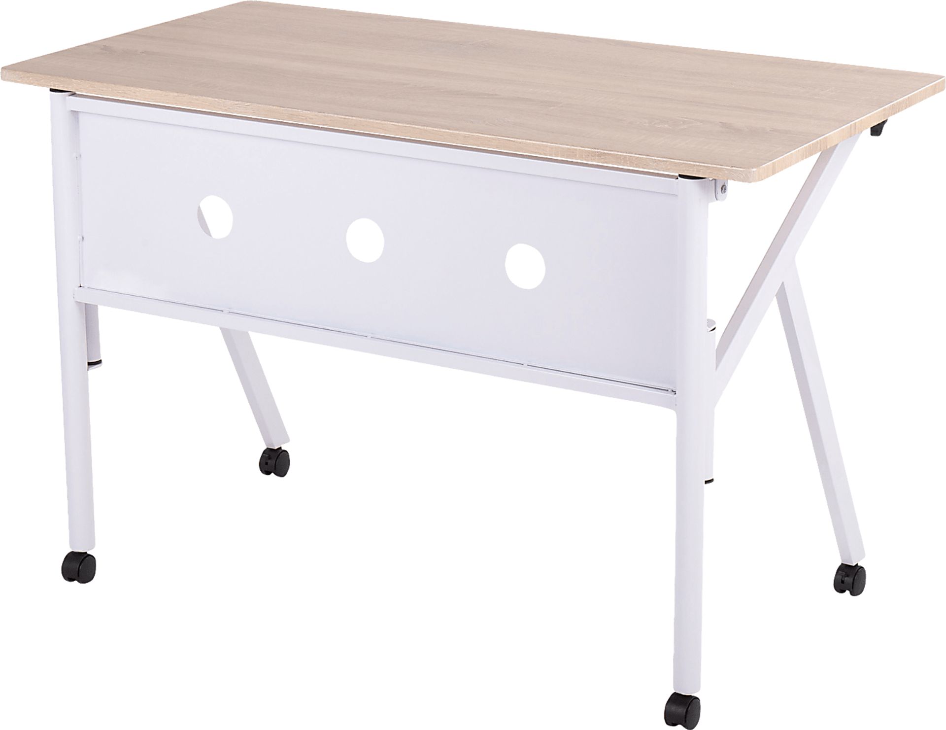 Ansley Hill Natural White Desk - Image 3