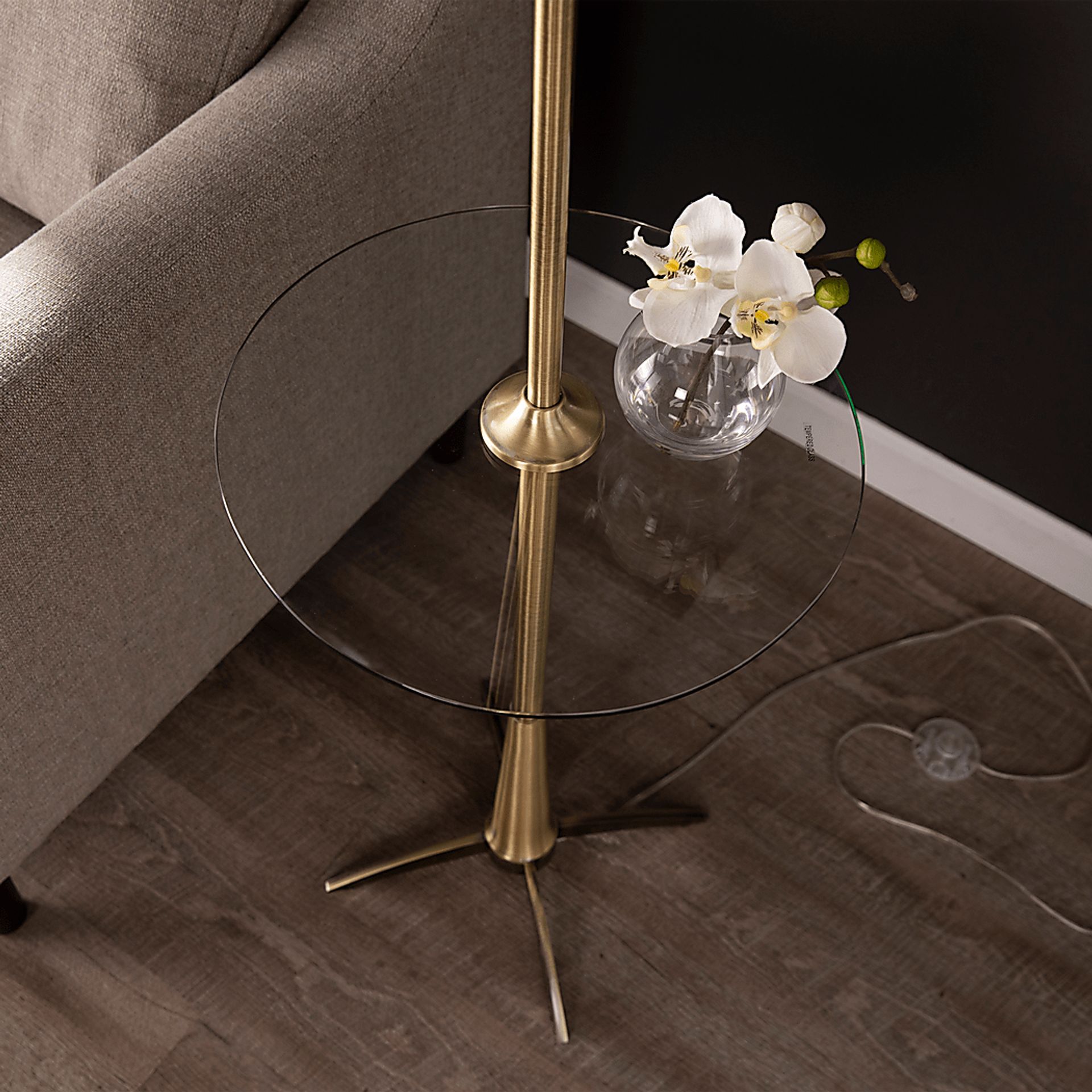 Ansnow Brass Floor Lamp - Image 3