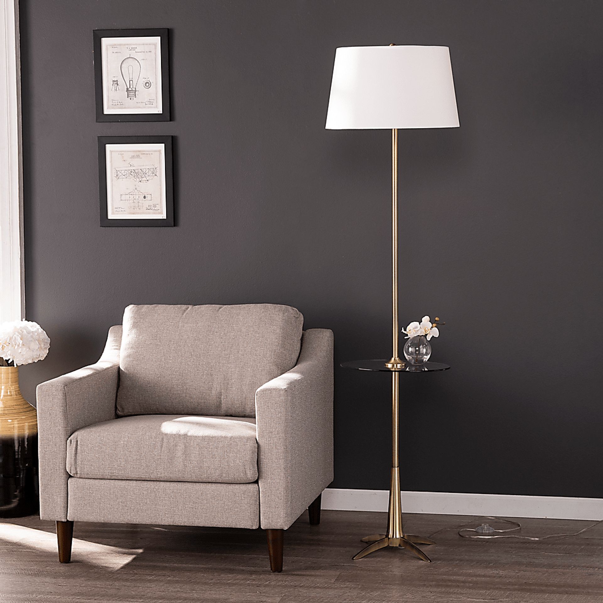 Ansnow Brass Floor Lamp - Image 4