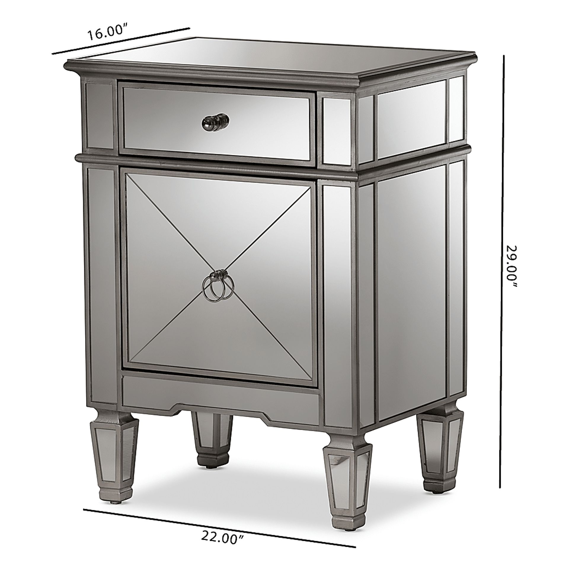Ansoft Silver End Table - Image 7