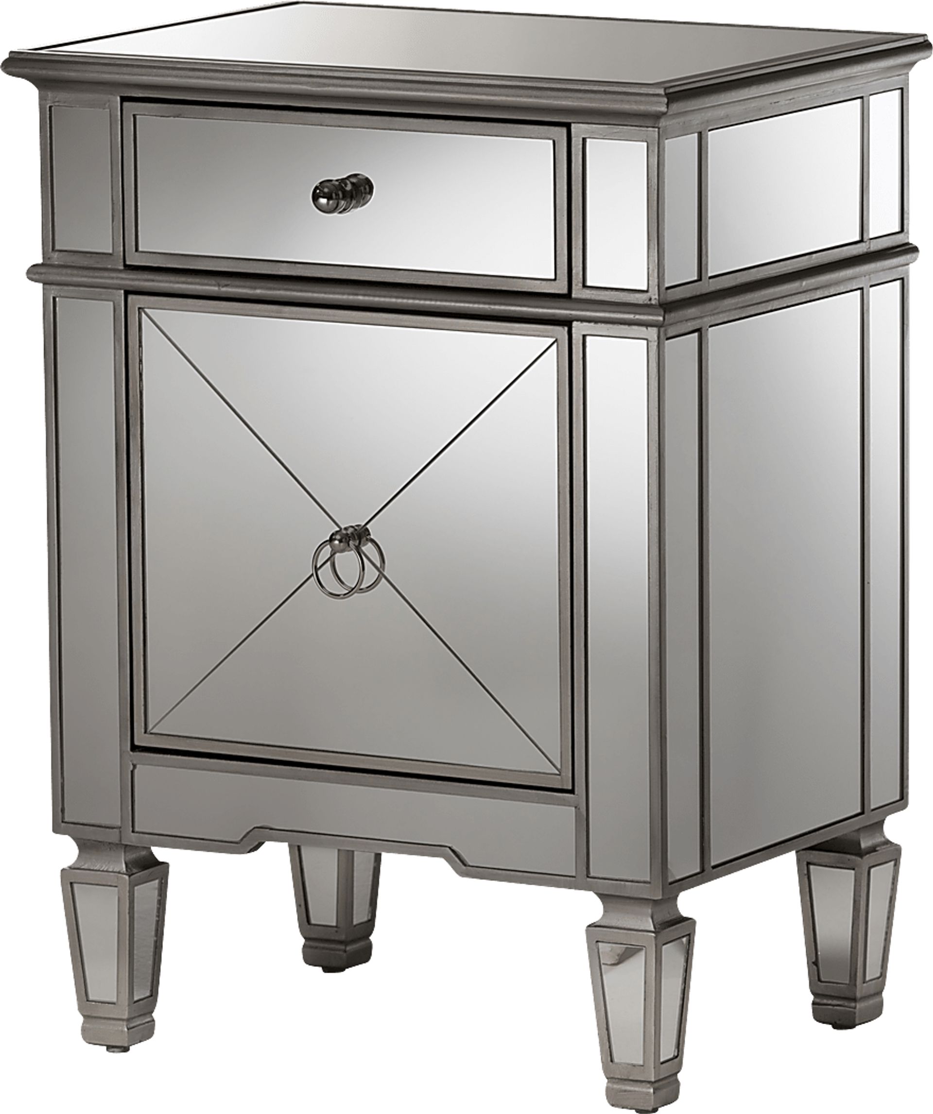 Ansoft Silver End Table - Image 1