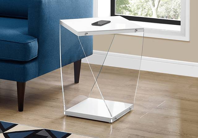Ansted White Accent Table - Thumbnail - Image 2