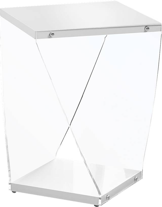 Ansted White Accent Table - Thumbnail - Image 1