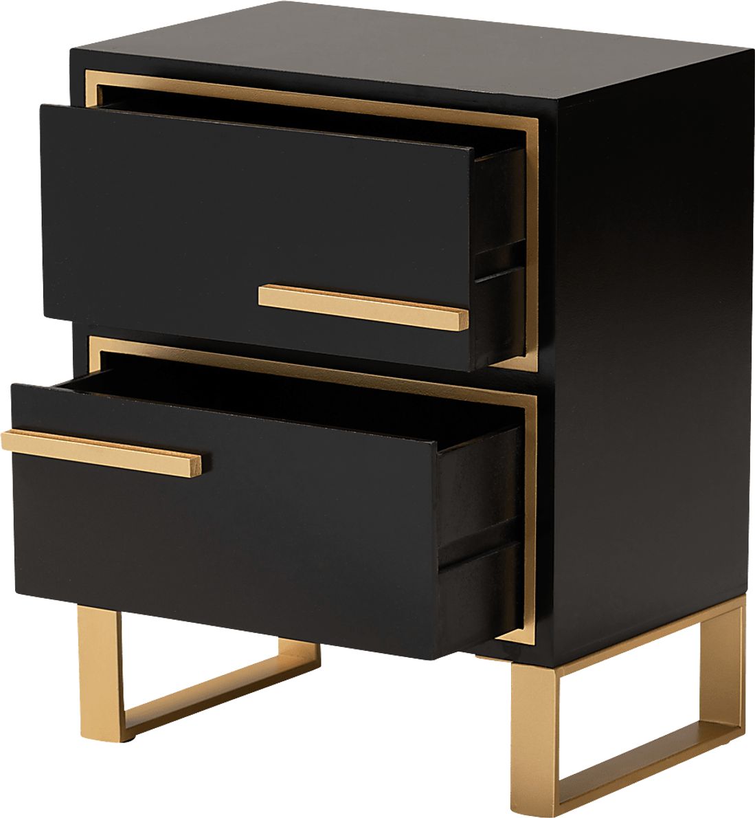 Anston Black Nightstand