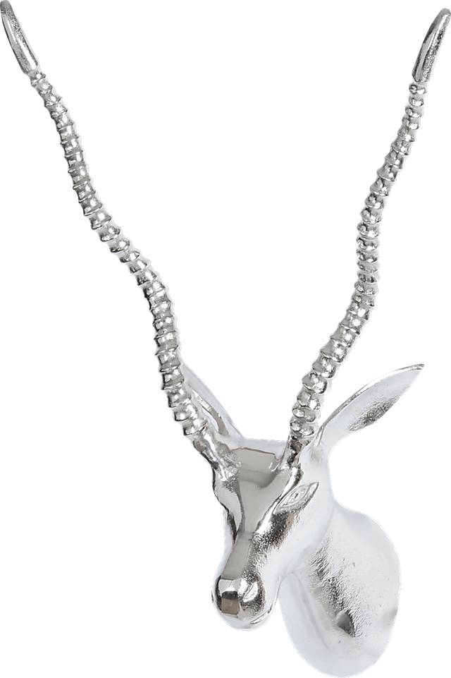 Antelope Silver Statue - Thumbnail - Image 1