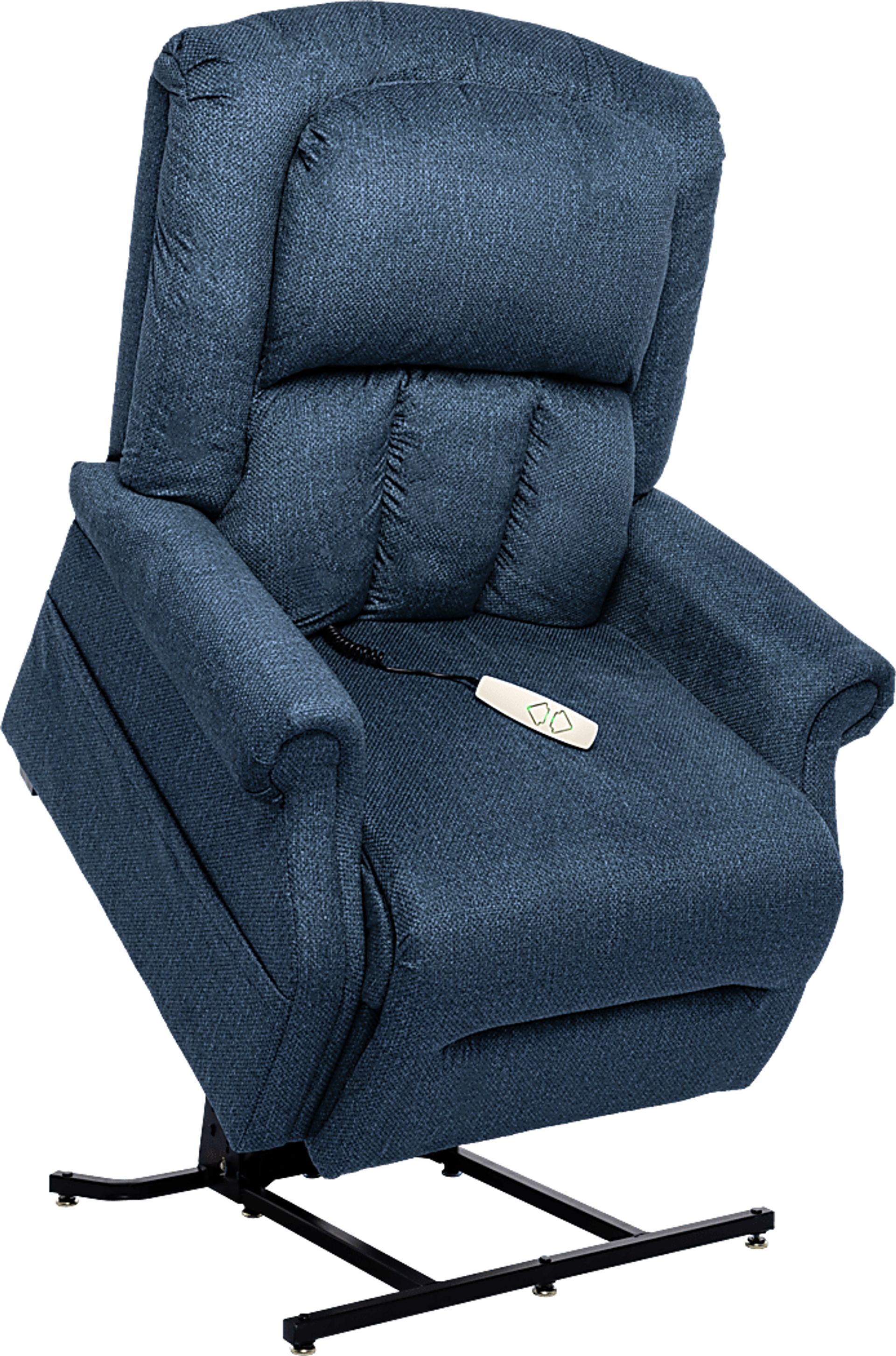 Antenor Blue Power Lift Recliner - Image 2