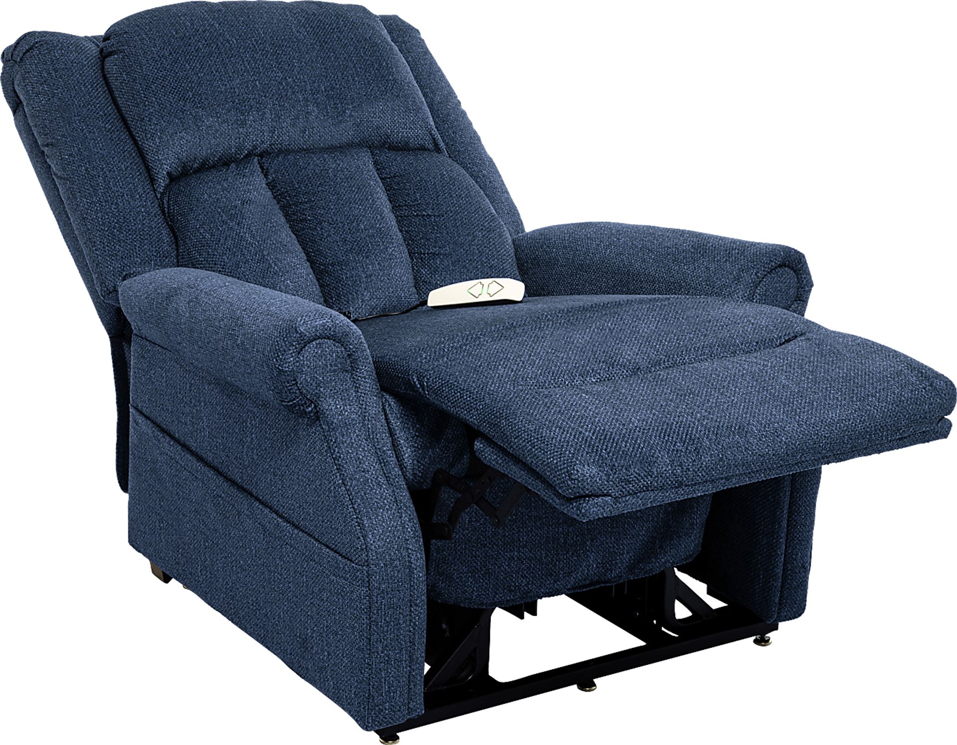 Antenor Blue Power Lift Recliner - Image 4