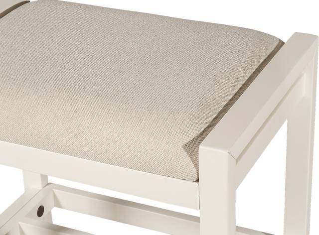 Antero White Vanity Stool - Thumbnail - Image 4