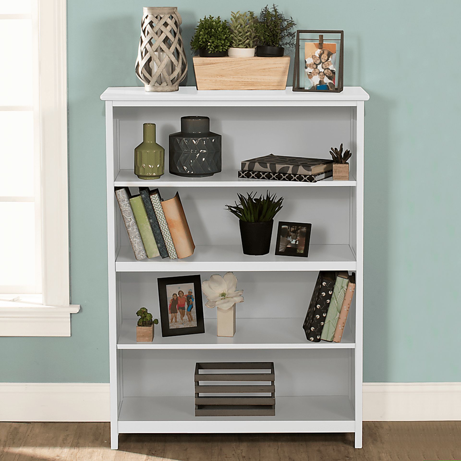 Anthon White Bookcase - Image 3