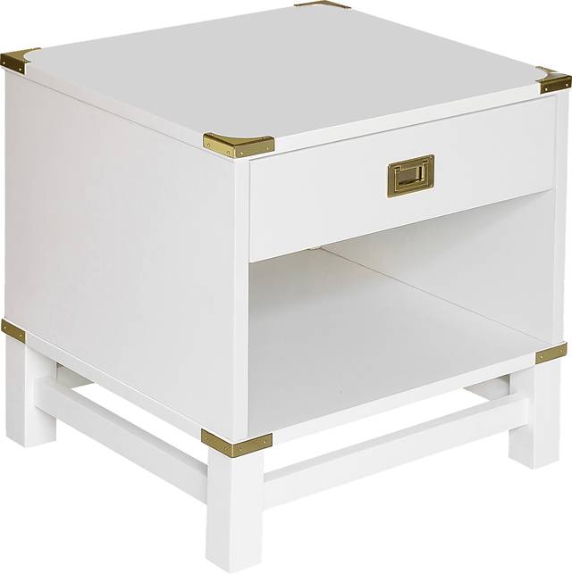 Anthonette White Nightstand - Thumbnail - Image 1