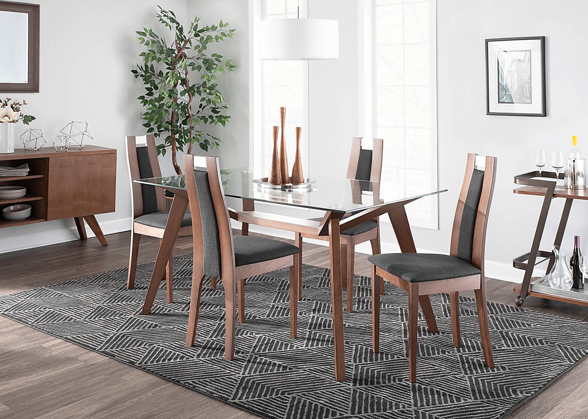 Anthus Charcoal Side Chair, Set of 2 - Image 9