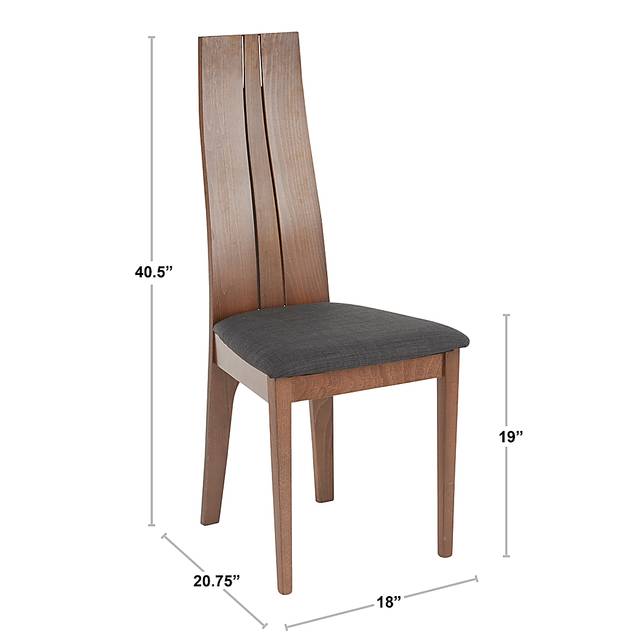 Anthus Walnut Side Chair, Set of 2 - Thumbnail - Image 11