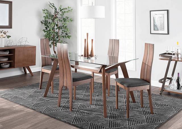 Anthus Walnut Side Chair, Set of 2 - Thumbnail - Image 9