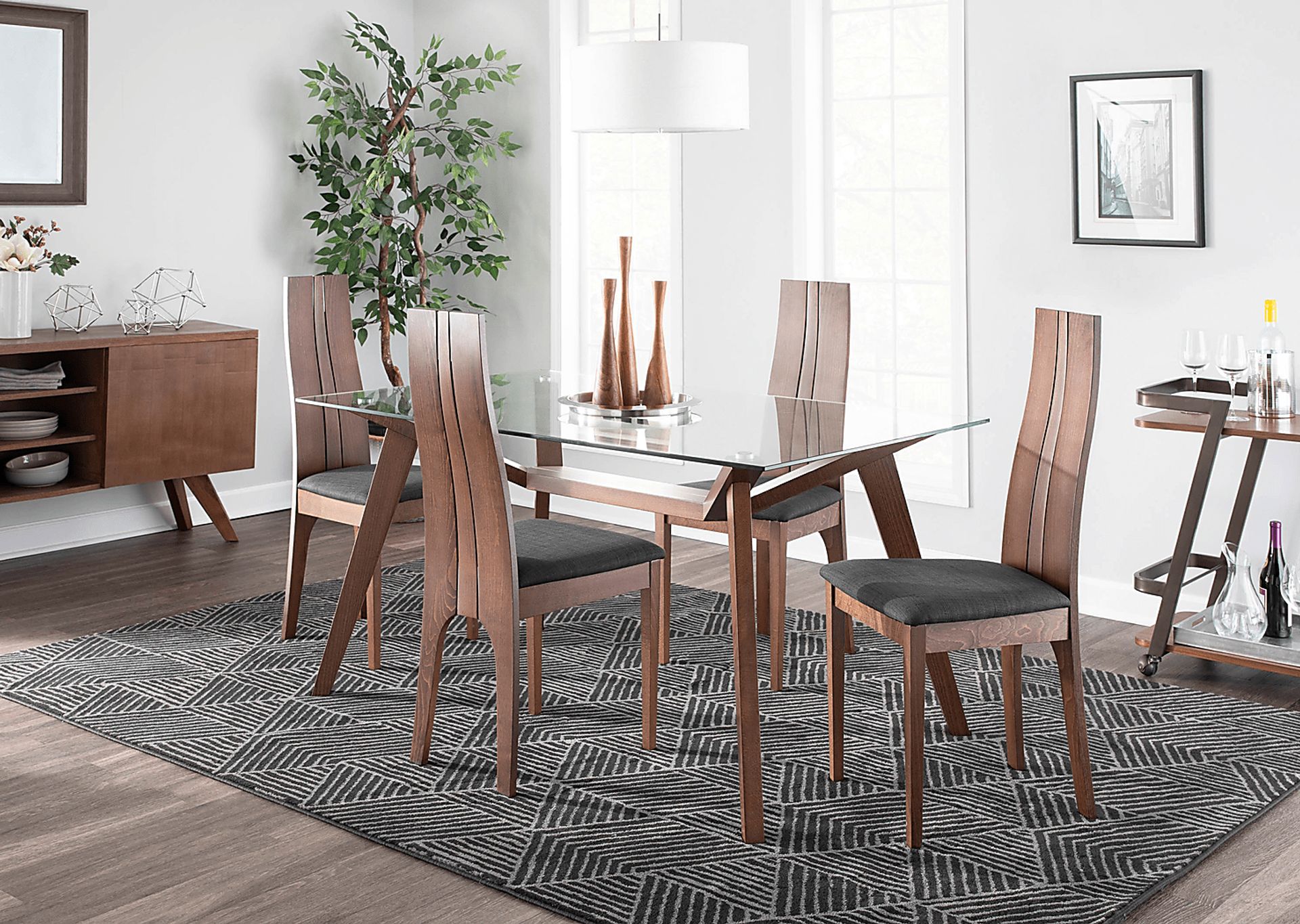 Anthus Walnut Side Chair, Set of 2 - Image 9