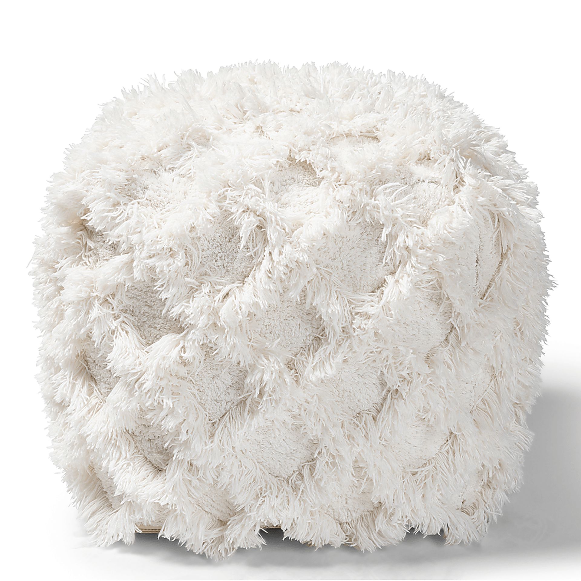 Antigo Ivory Pouf - Image 2