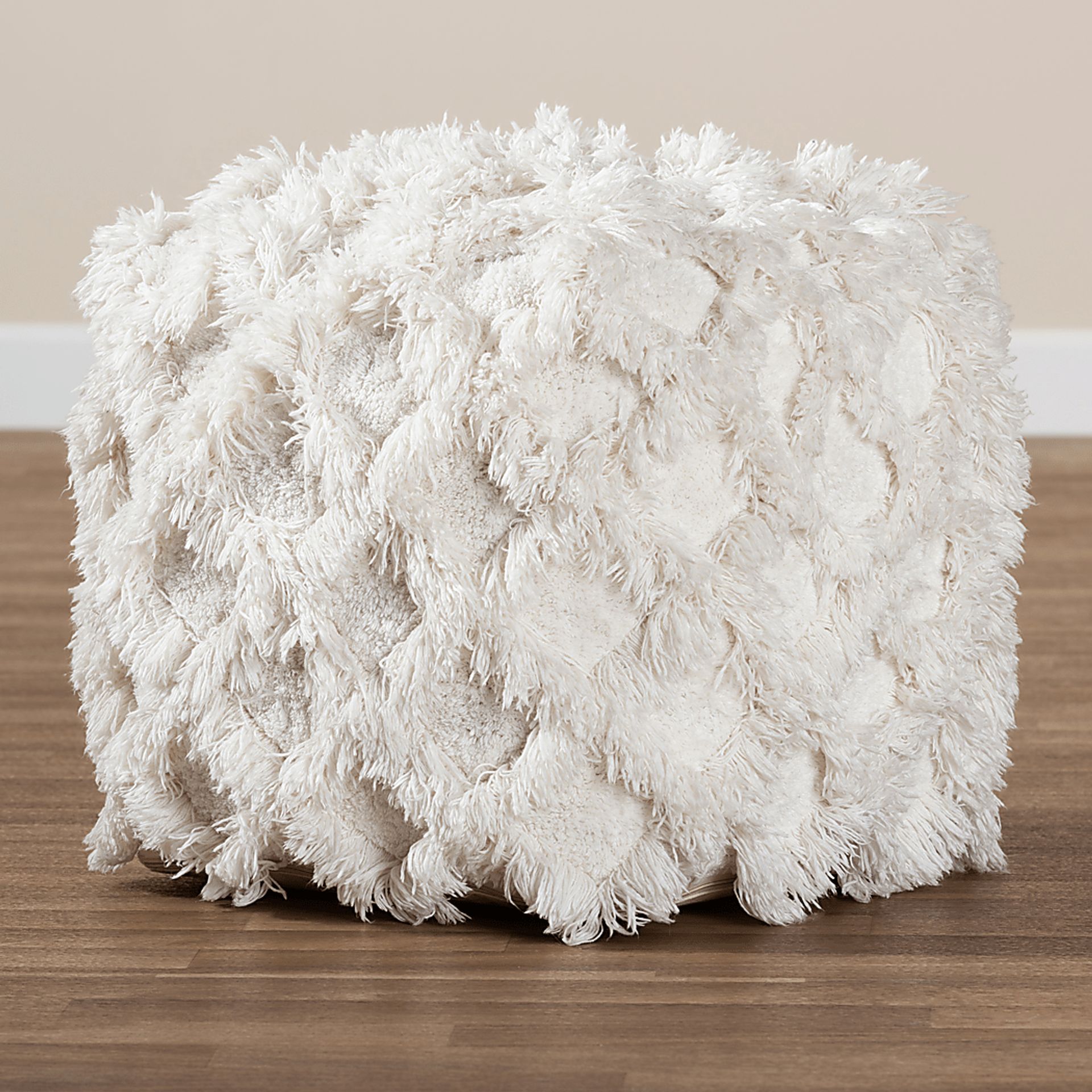 Antigo Ivory Pouf - Image 5