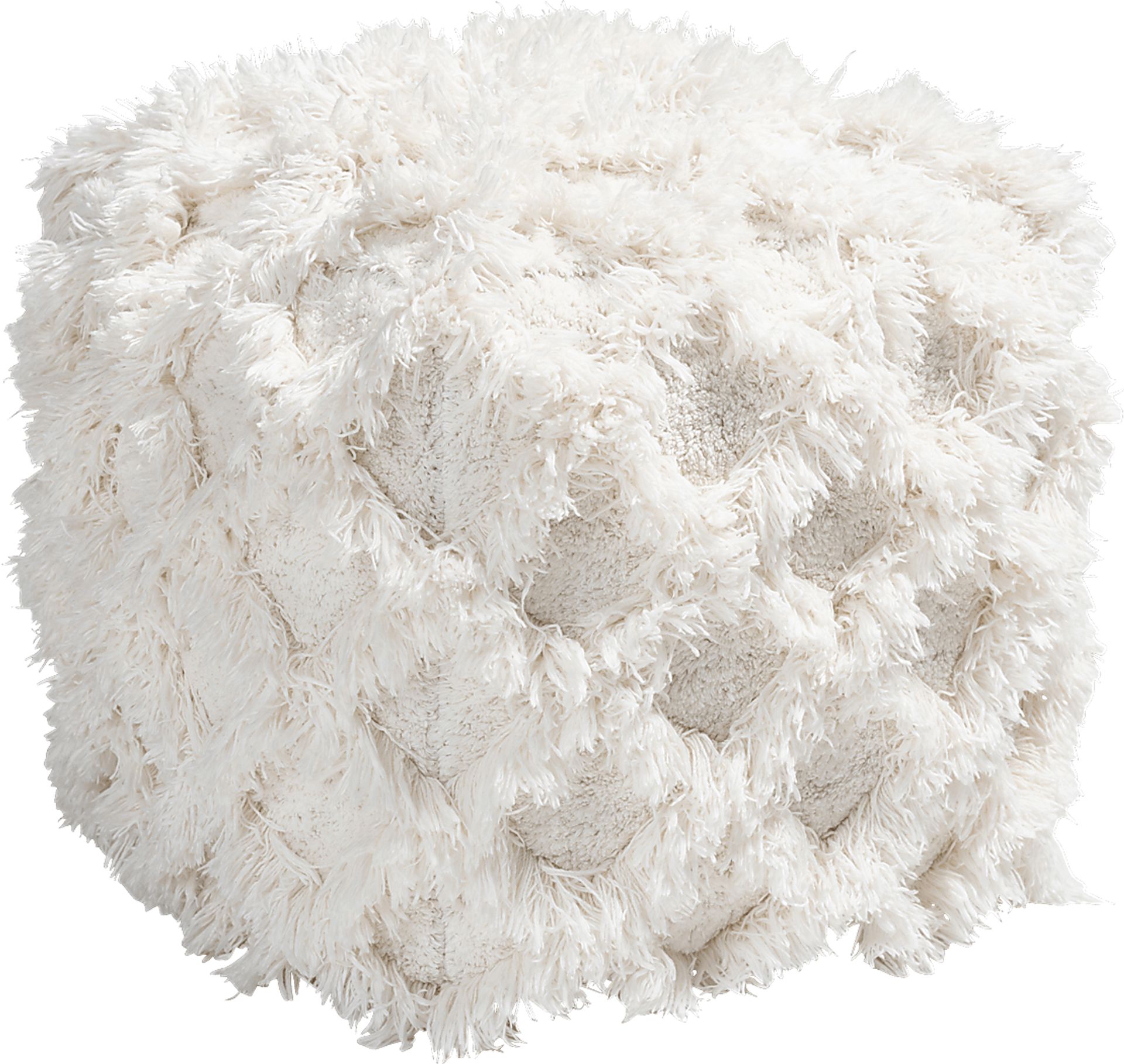 Antigo Ivory Pouf - Image 1