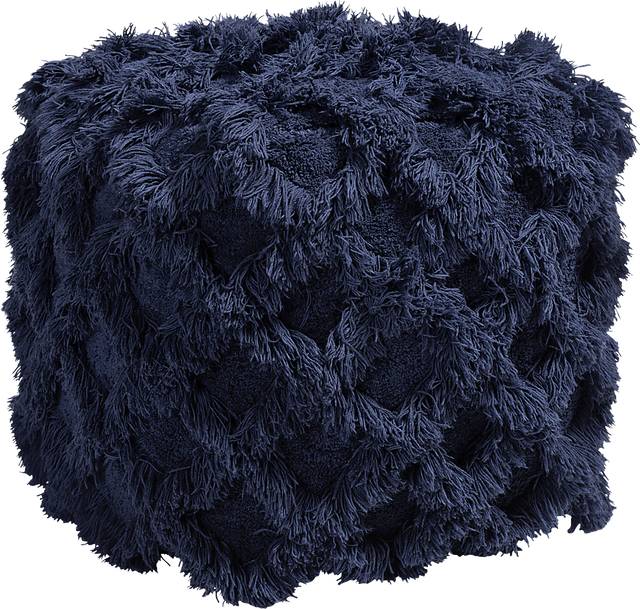 Antigo Navy Pouf - Thumbnail - Image 1