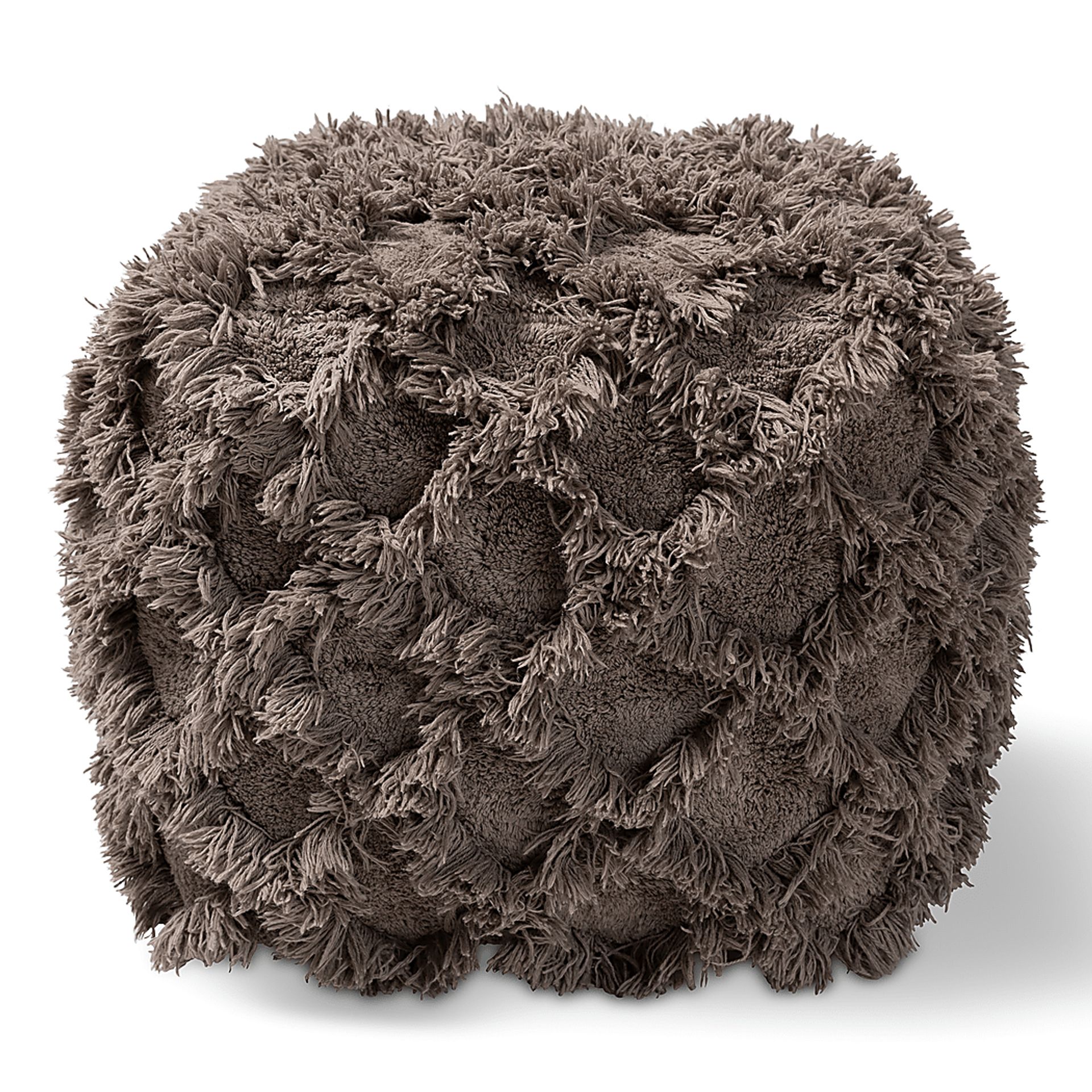 Antigo Taupe Pouf - Image 2