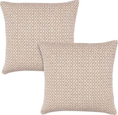 Antimo Beige Accent Pillow Set of 2