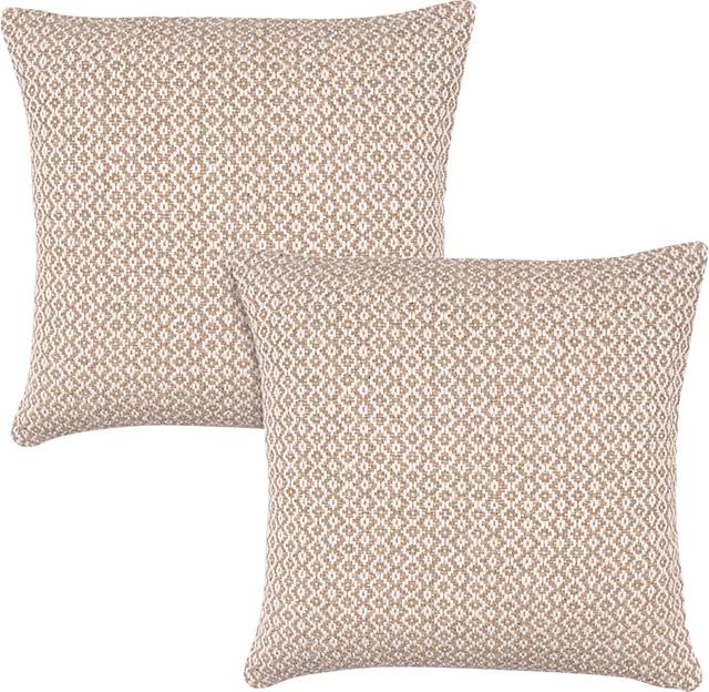 Antimo Beige Accent Pillow Set of 2 - Thumbnail - Image 1