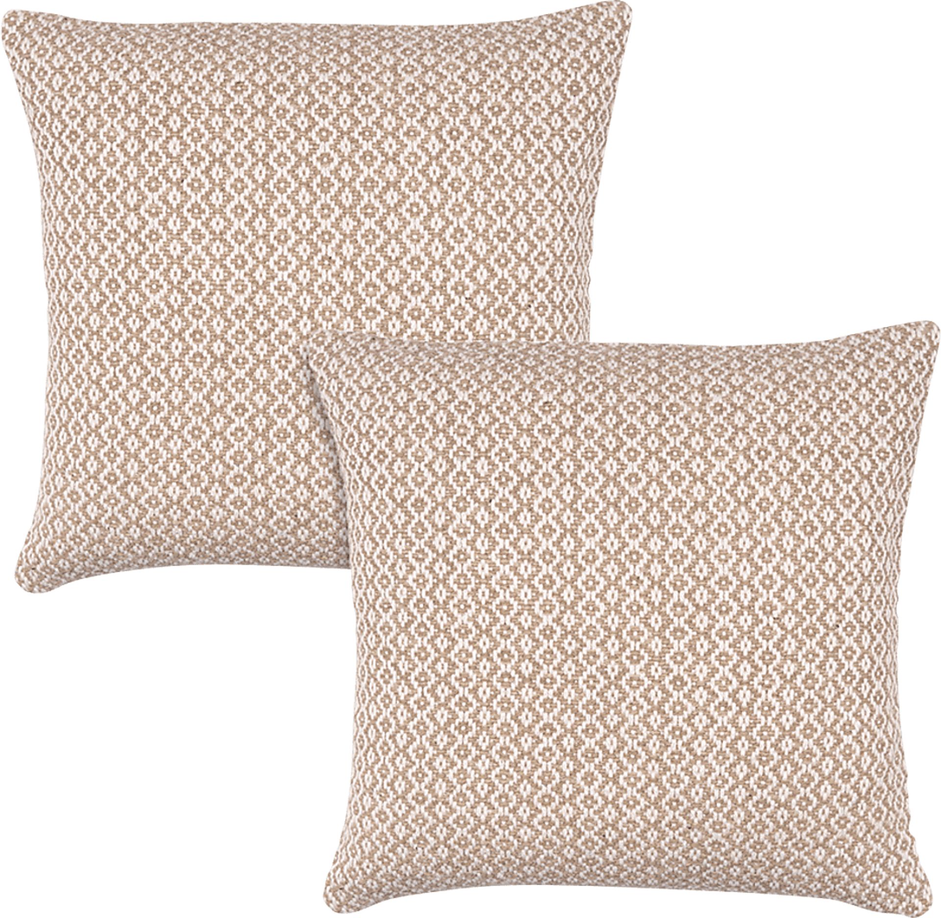 Antimo Beige Accent Pillow Set of 2 - Image 1