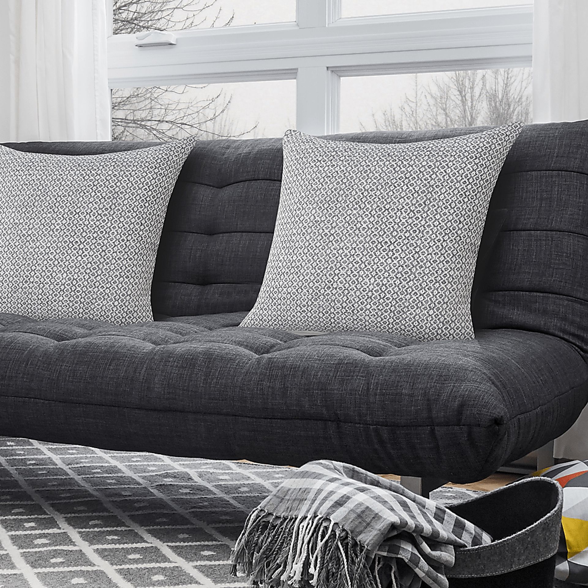 Antimo Gray Accent Pillow Set of 2 - Image 2
